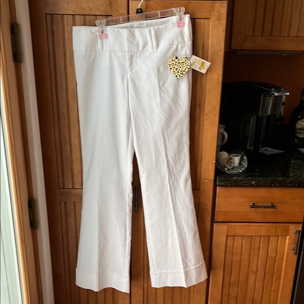 Heart Soul White Striped Pants